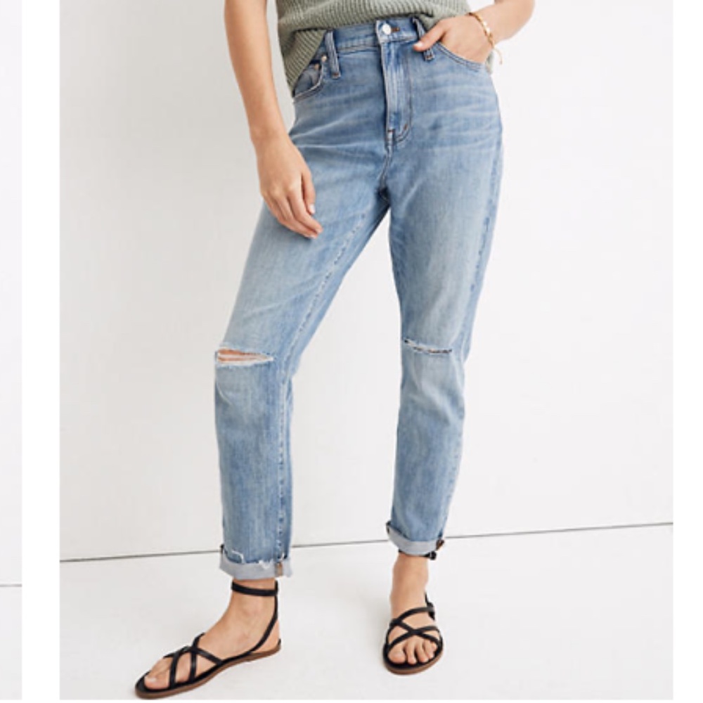 Madewell High-Rise Slim Boyjean